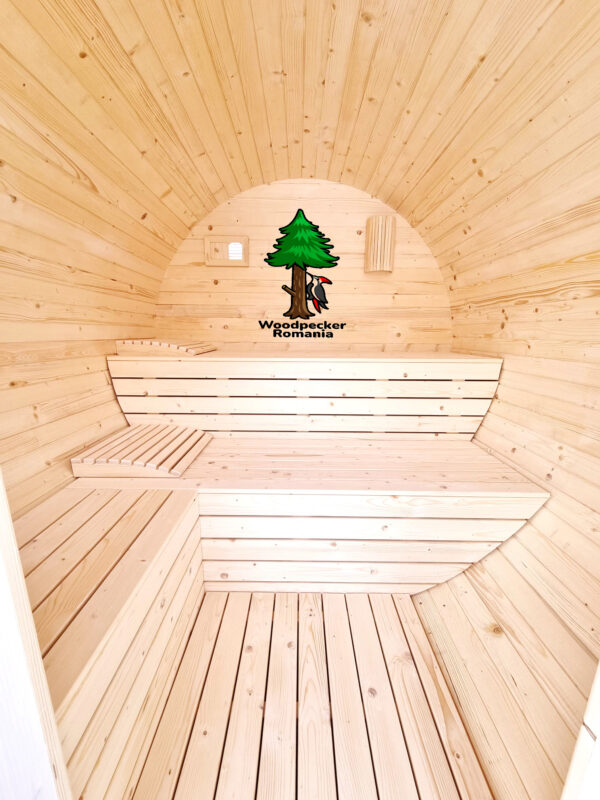 Sauna uscata tub exterior 2,8m electric - Wood Pecker România